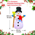 Decorações infláveis de natal-homem de gengibre, boneco de neve brilhante, boneco de neve de ramo, saco de presente boneco de neve decorações de gramado com luz LED