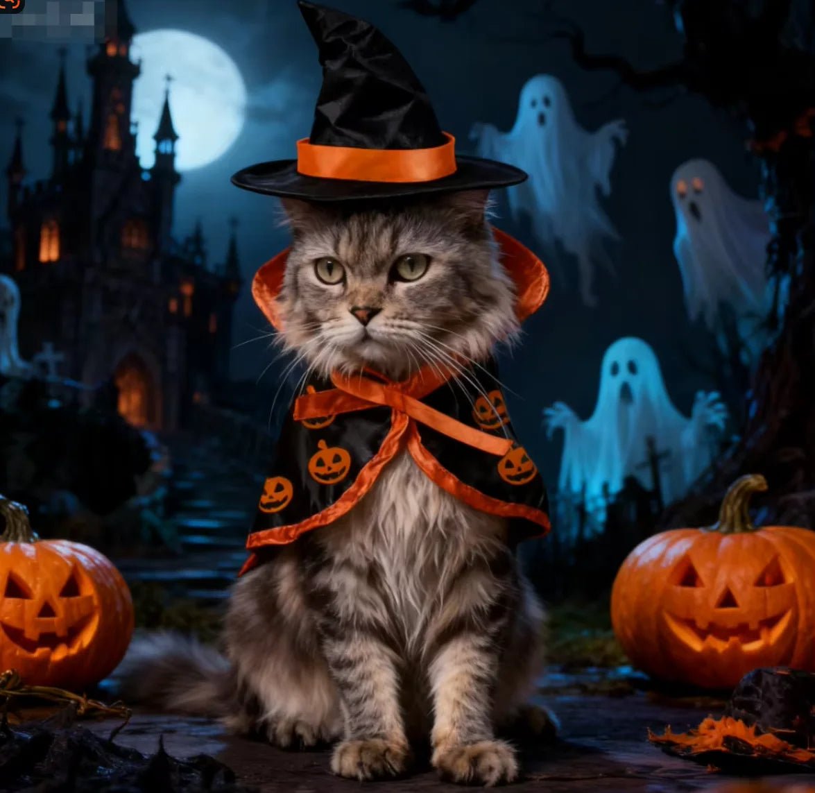 Halloween natal capa mágica pet transformar traje para gatos cães avançados vestuário festivo roupas para animais de estimação accessories255 - Kasa & Pet