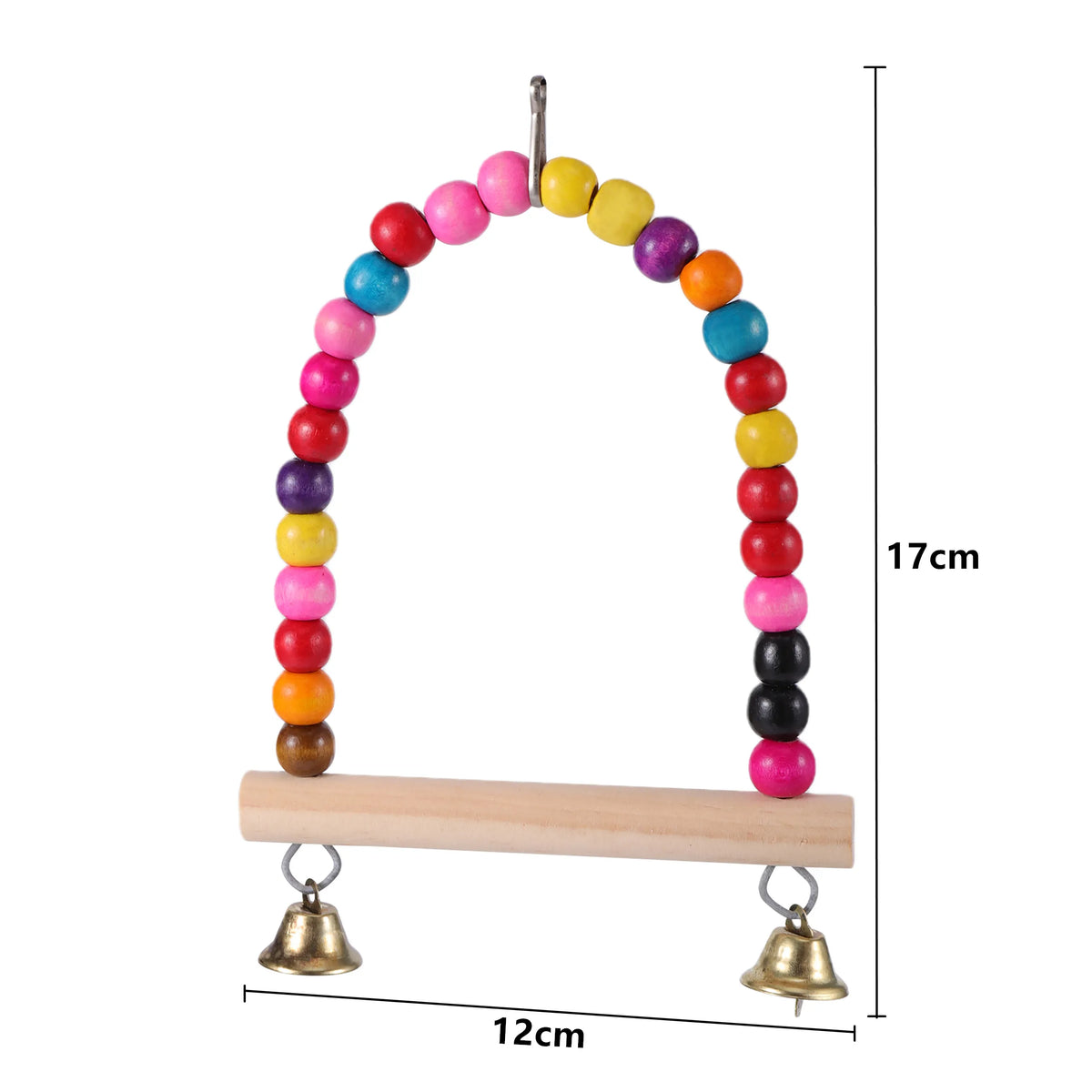 Pássaro brinquedos conjunto balanço mastigando brinquedos de treinamento pequeno papagaio pendurado rede papagaio gaiola sino poleiro brinquedos com escada suprimentos para animais de estimação 1pc
