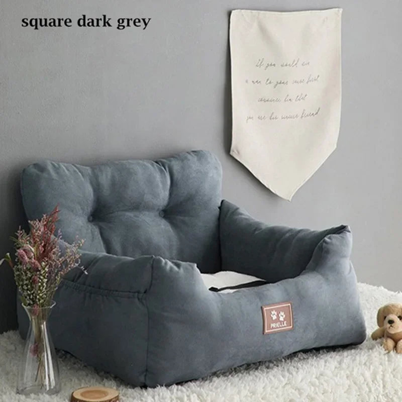 Assentos de carro para cães de viagem, céu estrelado azul, para cães pequenos e médios, capa de cama para transportar animais de estimação, produtos confortáveis e quentes para animais de estimação
