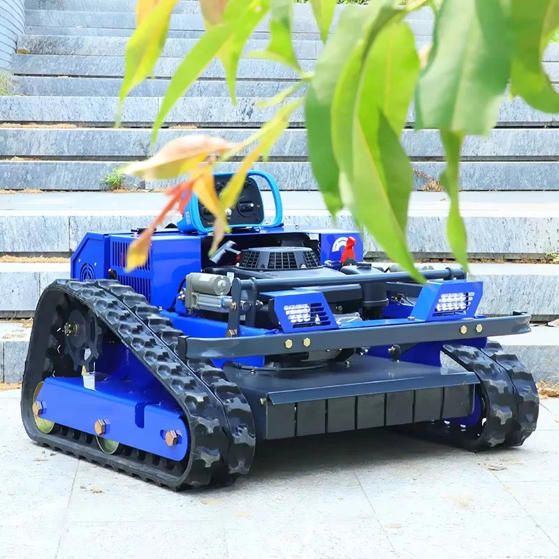 Cortador de grama com controle remoto personalizado, cortador de grama sem fio autopropelido de 4 tempos com motor elétrico, adequado para gramados de jardim