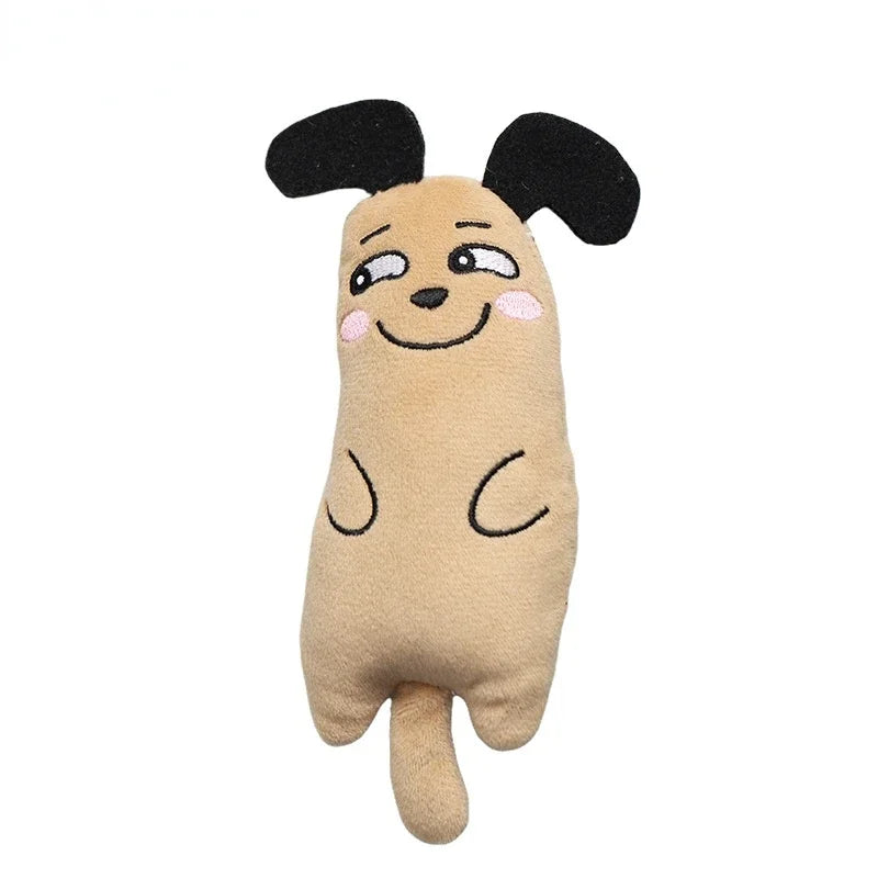 Brinquedo de Mastigar para Gatinhos, Brinquedo de Pelúcia Engraçado e Fofo, Brinquedo Interativo para Gatos com Catnip para Moer os Dentes, Mordedor para Garras, Catnip para Gatos, Muito Vendido