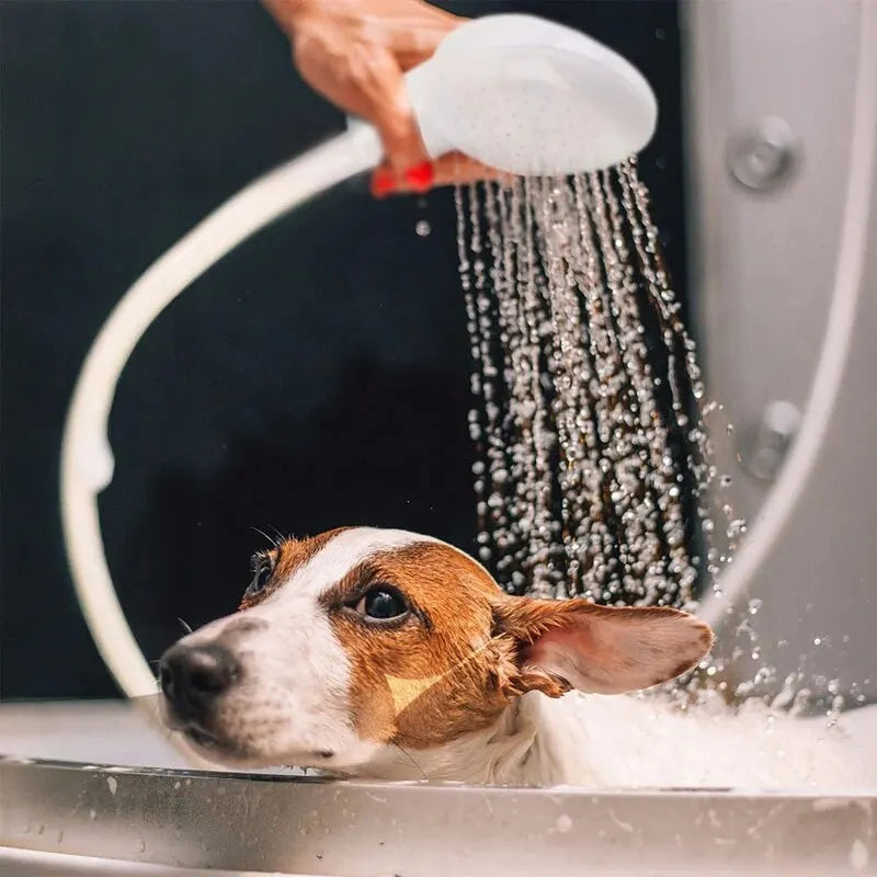 Chuveiro de banho para animais de estimação, chuveiro multifuncional para cães e gatos, fácil banho, pulverizador de jardim, limpeza de animais de estimação, ferramentas de limpeza, suprimentos