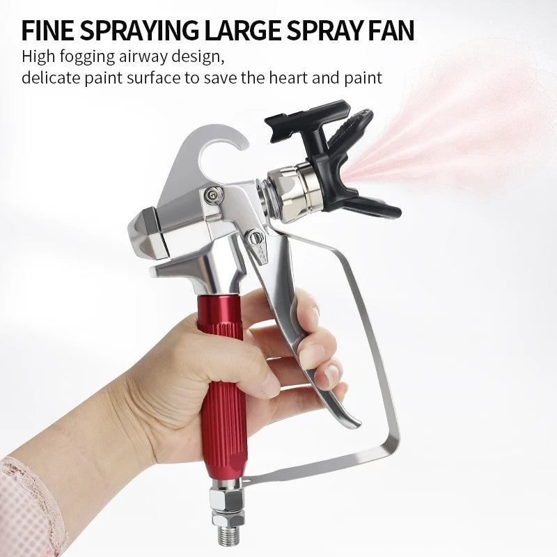 Pistola de Pulverização de Tinta Airless de Alta Pressão 3600 PSI com 4 Bicos e Protetor de Bico ou 6 Filtros para Pistola de Pulverização Airless