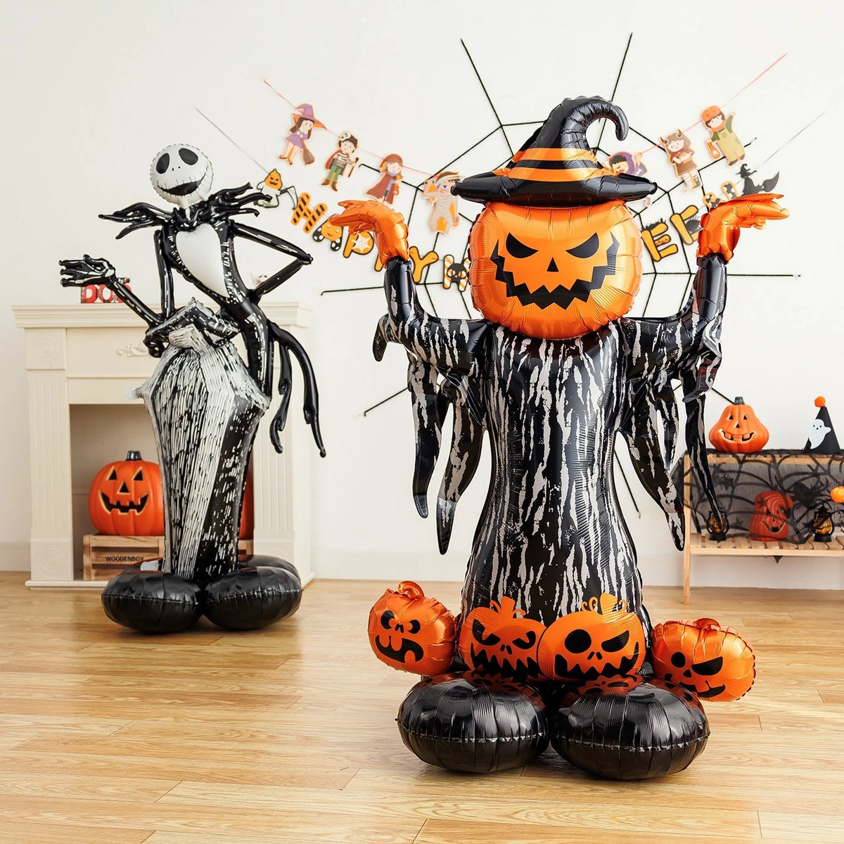 Decorações de Halloween, Balões de Esqueleto Gigantes, Decoração de Ambiente, Lojas e Bares, Ornamentos de Pátio, Decoração de Cenário, Decoração - Kasa & Pet
