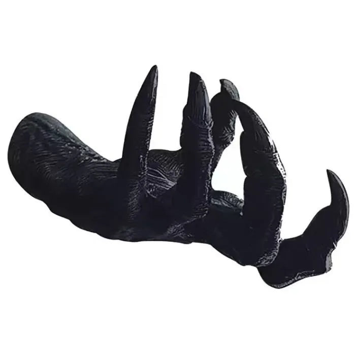Braço de Bruxa de Halloween com Garra de Demônio e Olho Maligno, Ornamento de PVC Macio, Pingente Gótico para Pendurar na Parede, Decoração Assustadora para Casa e Mesa, Artesanato para Festa
