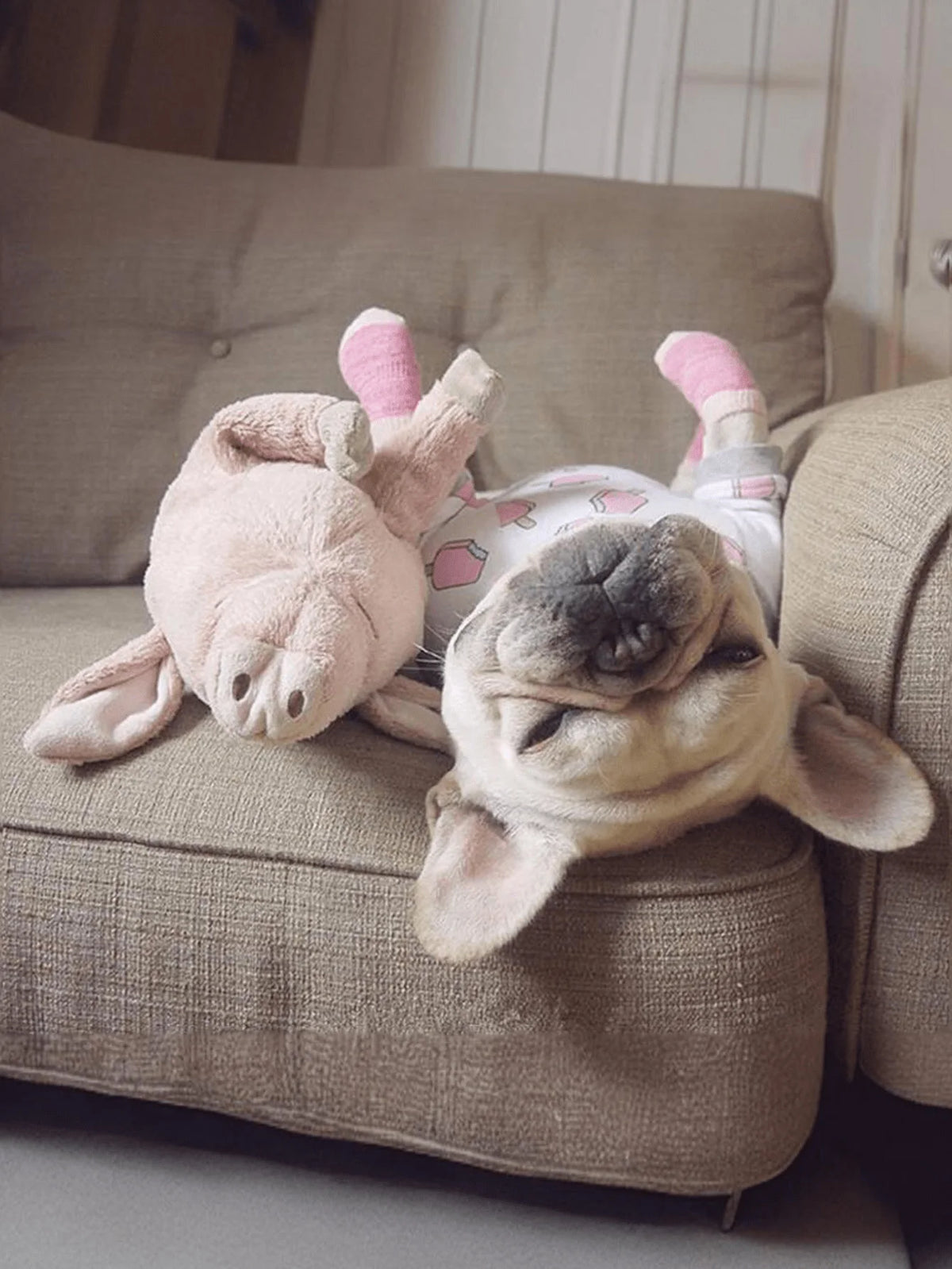 Um Brinquedo de Pelúcia para Cães com Design de Porquinho Rosa, Durável para Mastigar, Brinquedo Relaxante para Dormir, Brinquedo de Pelúcia para Cães