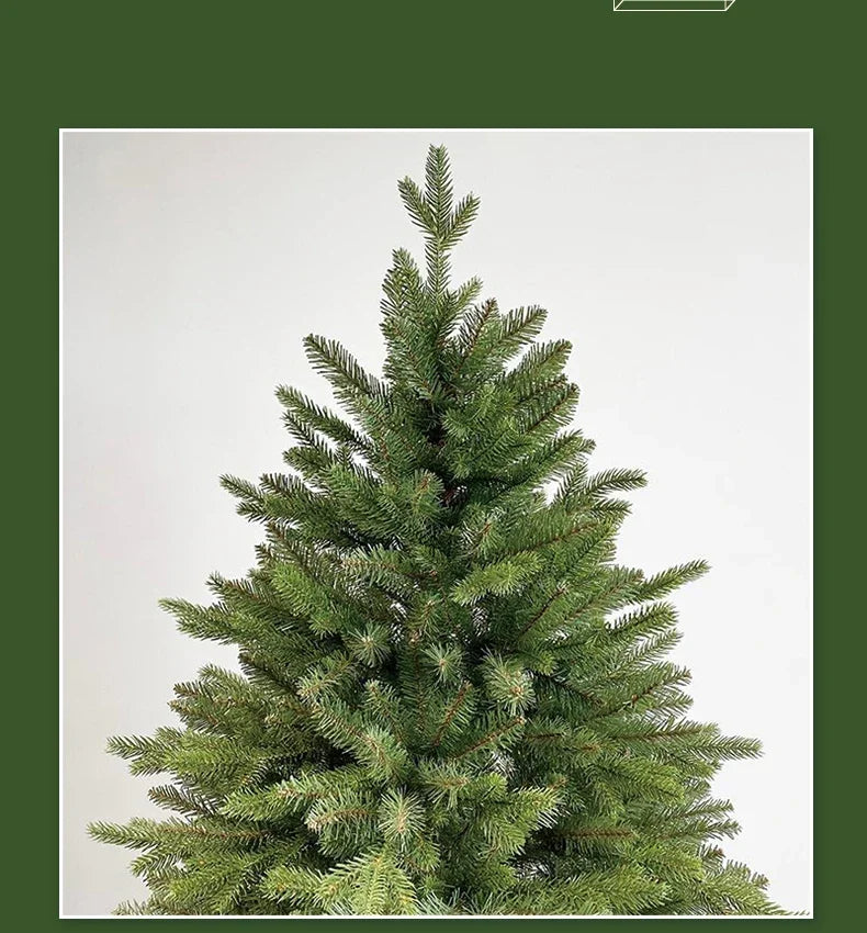 Árvore de Natal artificial, feita de PE com mistura de materiais e iluminação LED, árvore de Natal de alta qualidade, 1,2 m, decorações para o Natal e Ano Novo.