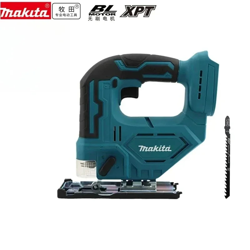Serra Tico-Tico Makita DJV182Z 18V Sem Escovas, Curso de 26mm, 3500SPM, Serra Sem Fio para Corte de Madeira Curva