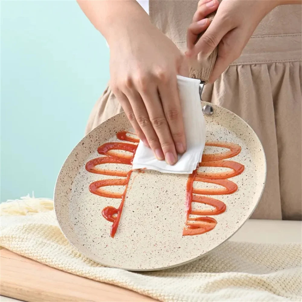 10in engrossado omelete pan pizza frigideira pote de bife cozinhar para fogão a gás de indução panelas de cozinha antiaderente panelas de panqueca Kasa & Pet Store