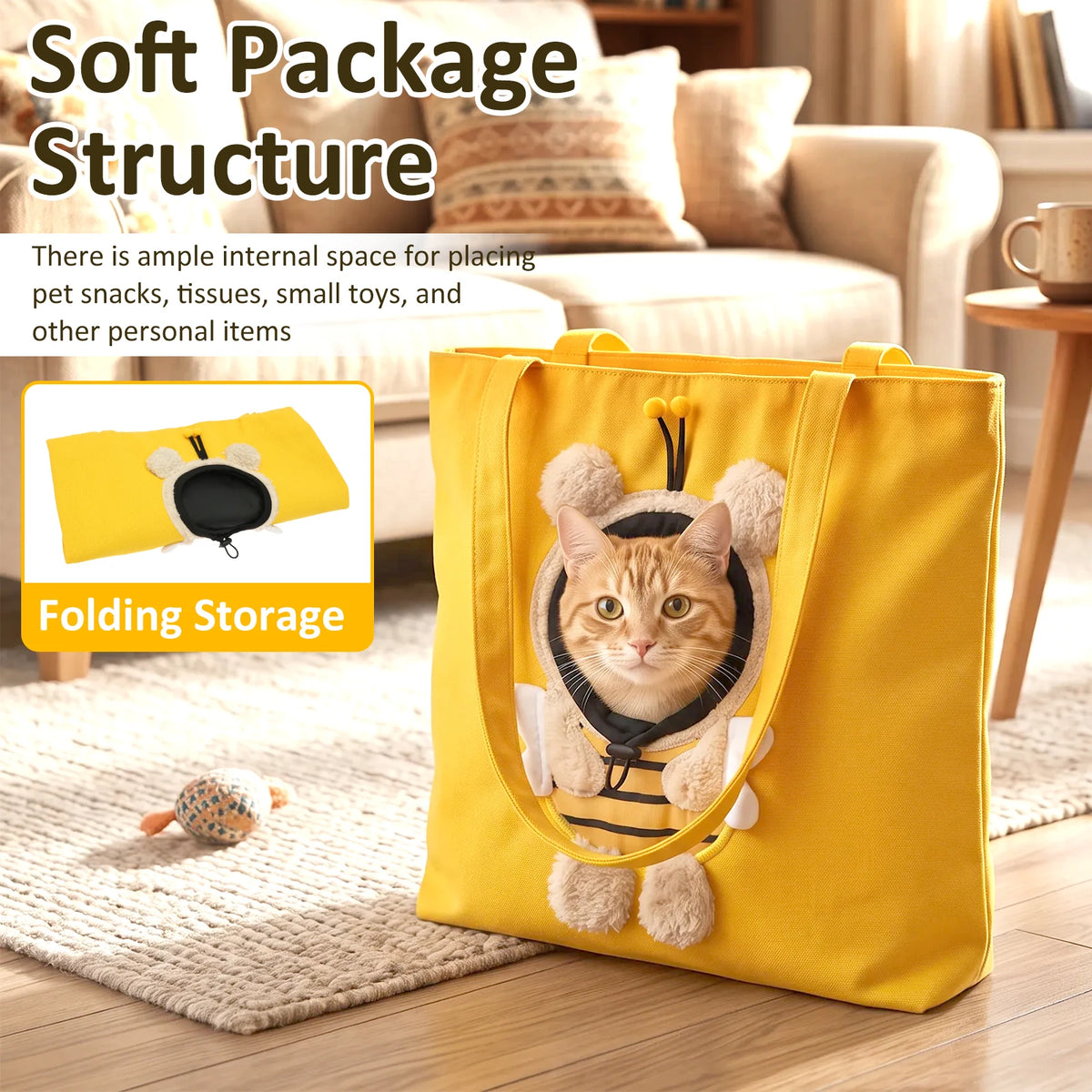Bolsa de transporte para animais de estimação, modelo portátil com abertura para a cabeça, com fivela de segurança para a coleira, bolsa de viagem respirável para cães e gatos, artigos para animais de estimação, para