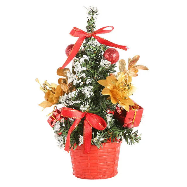 Decorações de árvore de natal crianças diy artesanato casa quarto festa 20/30/40cm árvore de natal artificial 2023 presente de ano novo