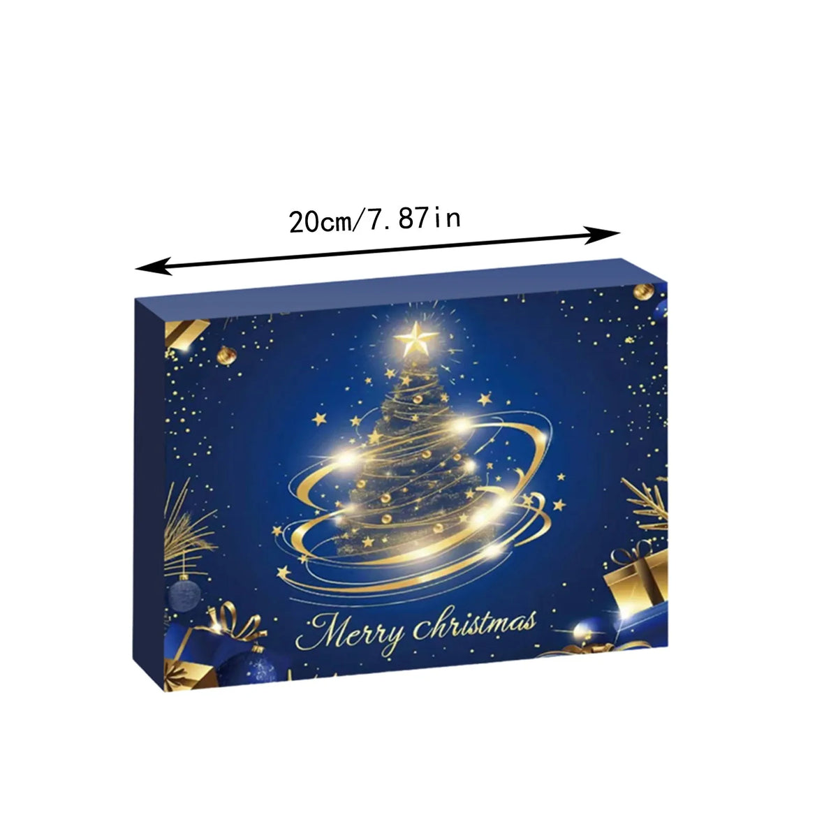 Calendário de contagem regressiva de natal 24 dias contagem regressiva de natal calendário do advento colar pulseira brincos presentes de natal