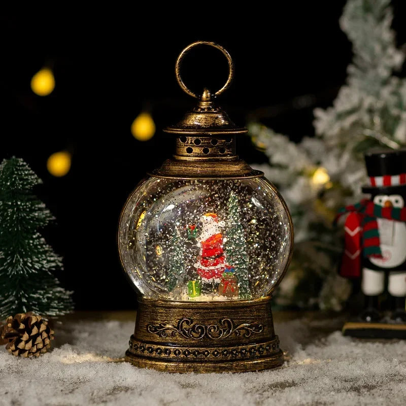 Luzes De Vento Caixas De Música, Bolas De Cristal, Árvore De Papai Noel, Enfeites, Presentes De Natal, Decorações De Carnaval, Vento