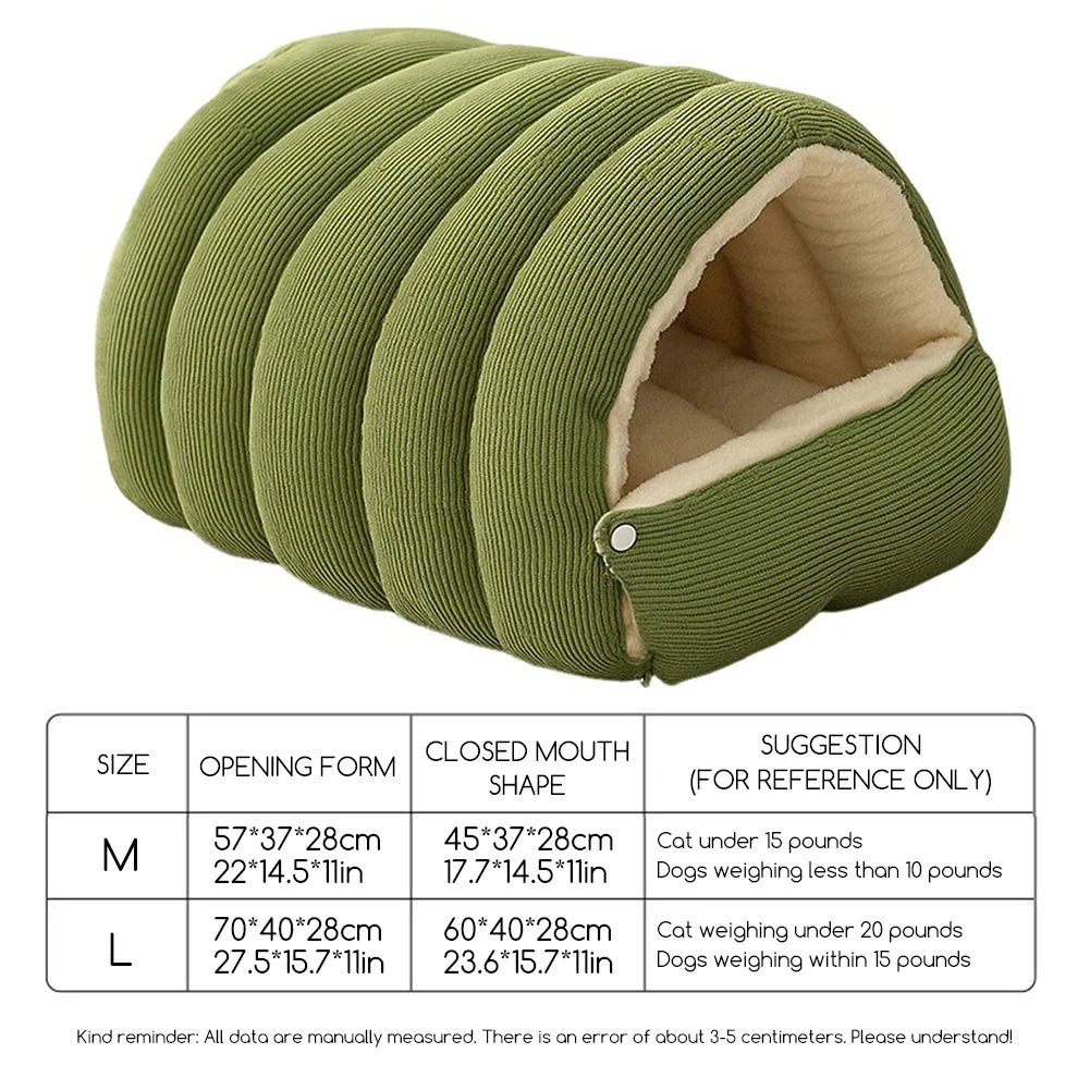 Cama removível para animais de estimação, cama para cães de estimação, lã espessante de pelúcia, camas macias quentes para filhotes, gatos, tenda, esteiras de dormir para animais de estimação pequenos e médios