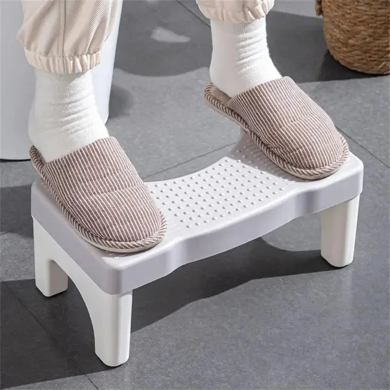 Banquinho para Banheiro, Apoio para os Pés Grosso e Durável, Auxiliar para Agachamento, Descanso para os Pés para Adultos, Crianças e Gestantes, Banquinho de Apoio para o Banheiro em Casa