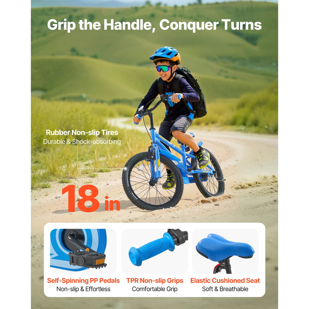 SucceBuy 14/16/18in Crianças Bicicleta Estilo BMX Crianças Bicicleta com Rodas de Treinamento Bicicleta Criança para Meninos e Meninas aprendendo a andar