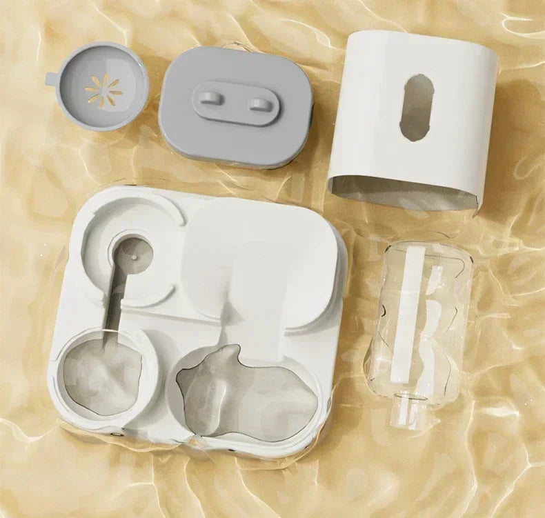 Comedouro Automático para Gatos e Cães com Fonte de Água, Tigela Elevada de Grande Capacidade para Animais de Estimação, Acessórios para Bebedouro de Gatos