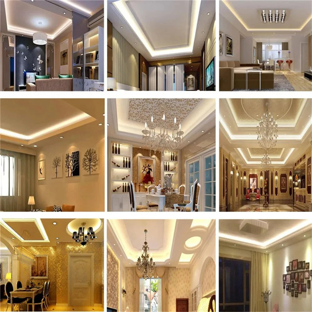 Fita de LED Flexível DC 12V 5m SMD 2835 300 LEDs, Guirlanda de Natal, Fita de Diodo, Pacote com 1 Unidade