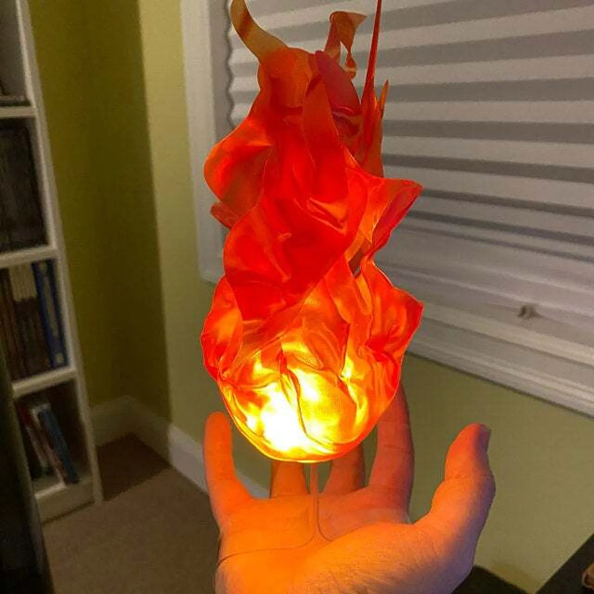 Halloween decoração adereços simulação flutuante lâmpada bola de fogo artificial chama atmosfera luz para cosplay role play festa
