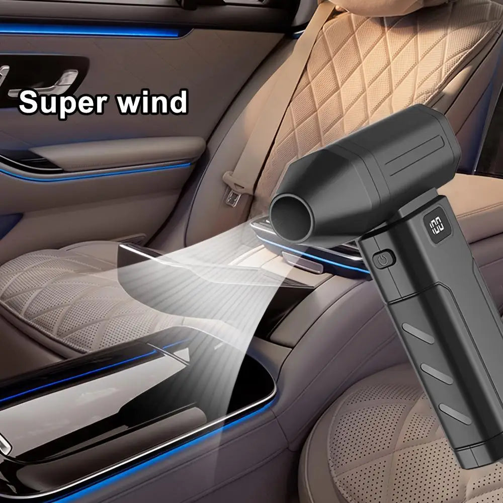 Espanador de ar elétrico-resfriamento pessoal 3000mAh recarregável ventilador de limpeza de alta velocidade ao ar livre pequeno espanador de ar eletrônico portátil