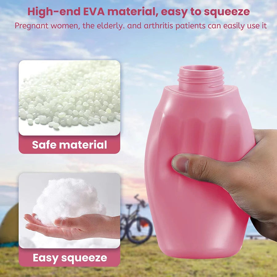 Spray de bidê portátil e limpeza de viagem, garrafa de limpeza pós-natal para cuidados pessoais, suprimentos de limpeza para bebês