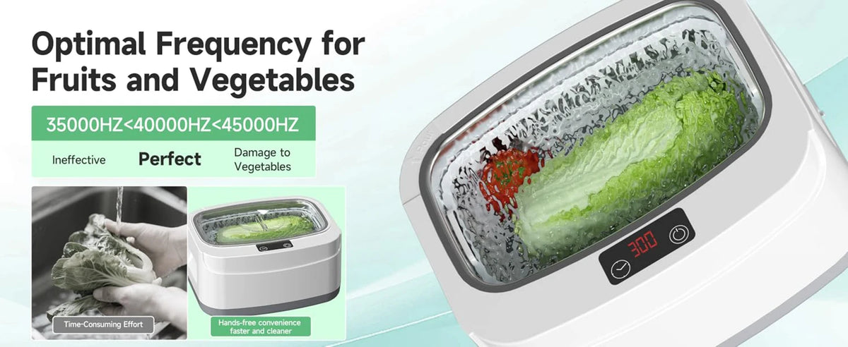 Máquina Ultrassônica KUNPHY 2.5 40kHz para Limpeza de Joias, Banho Ultrassônico Multifuncional para Limpeza de Protetores Bucais, Lâminas e Peças Dentárias