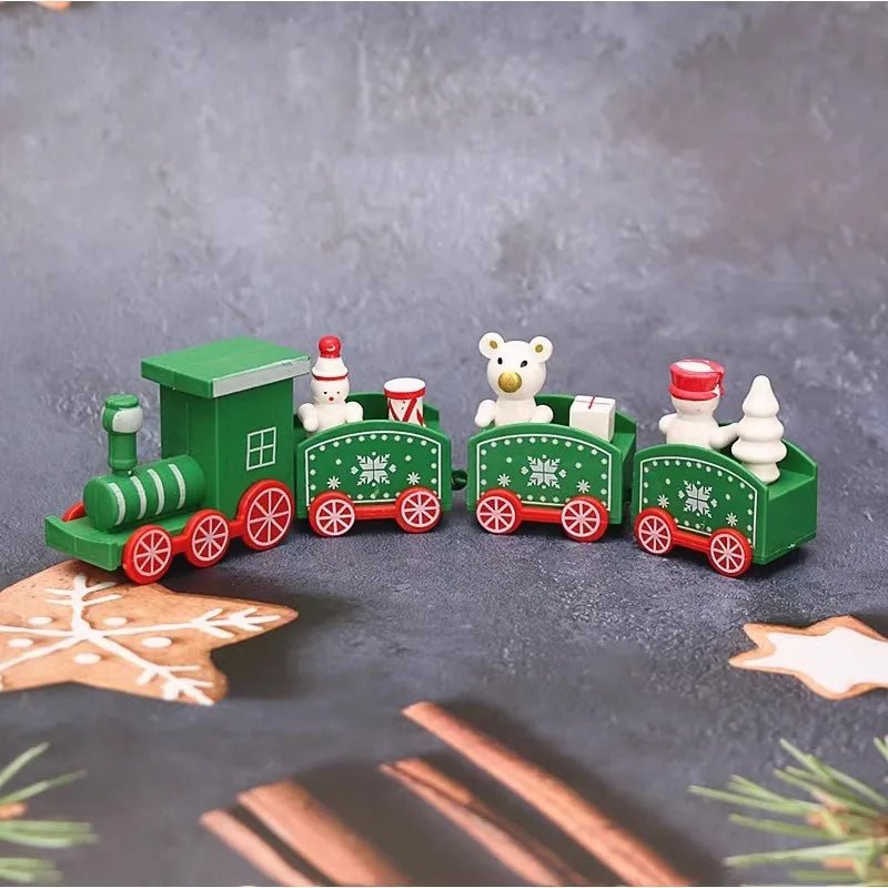 Trem de Plástico de Natal, Decorações de Natal para Casa 2026, Enfeite de Natal, Presentes de Ano Novo 2026