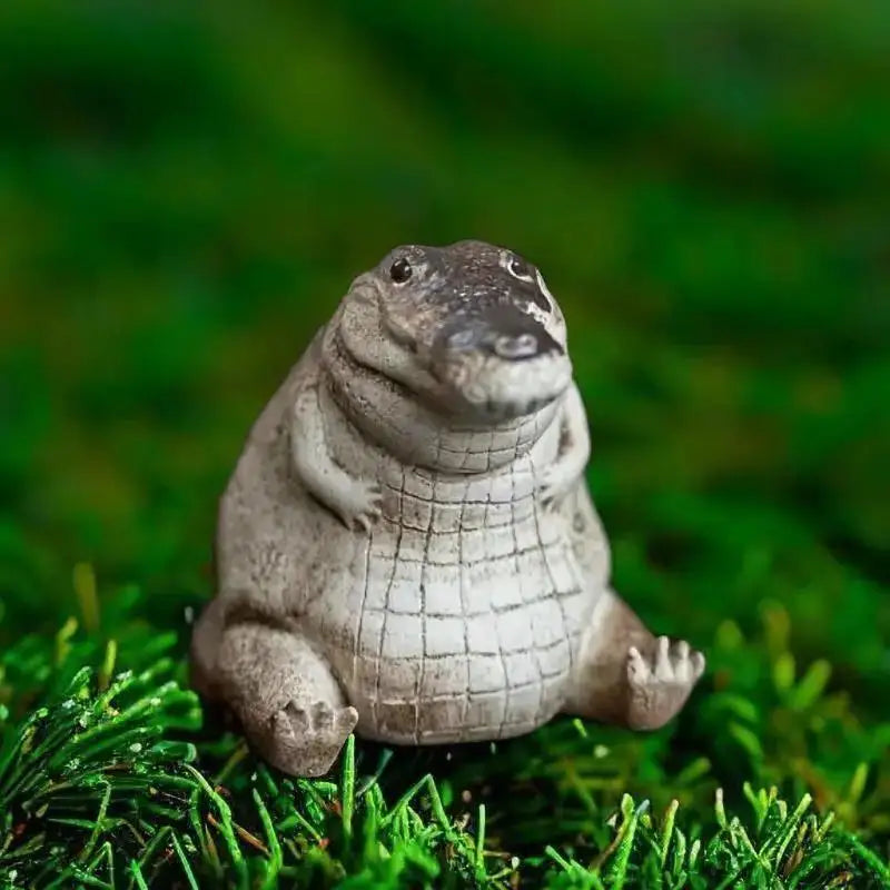 1 Peça de Ornamento de Chá Boutique, Pequenos Animais Engraçados Feitos à Mão, para Cerimônia do Chá, Decoração Financeira, Brinquedo, Presente, Decoração de Mesa para Casa