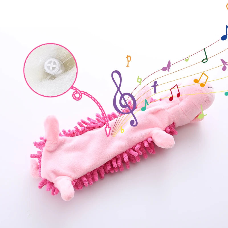 Brinquedo para cachorro de estimação, brinquedo de pelúcia com som, esfregão, concha de pele, sapo, hipopótamo, suprimentos de moagem de dentes