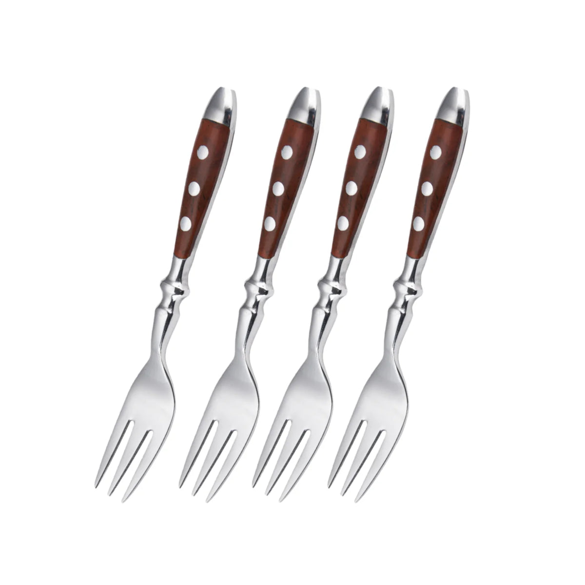 Conjunto de Talheres de Aço Inoxidável, Conjunto de 6 Peças Incluindo Faca, Garfo e Colher, Facas de Cozinha e Talheres para Sala de Jantar Kasa & Pet