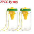 Armadilha para Moscas de 800ml em Garrafa PET com Funil para Controle Eficaz de Moscas, Tampa de PP, Isca Atrativa Natural