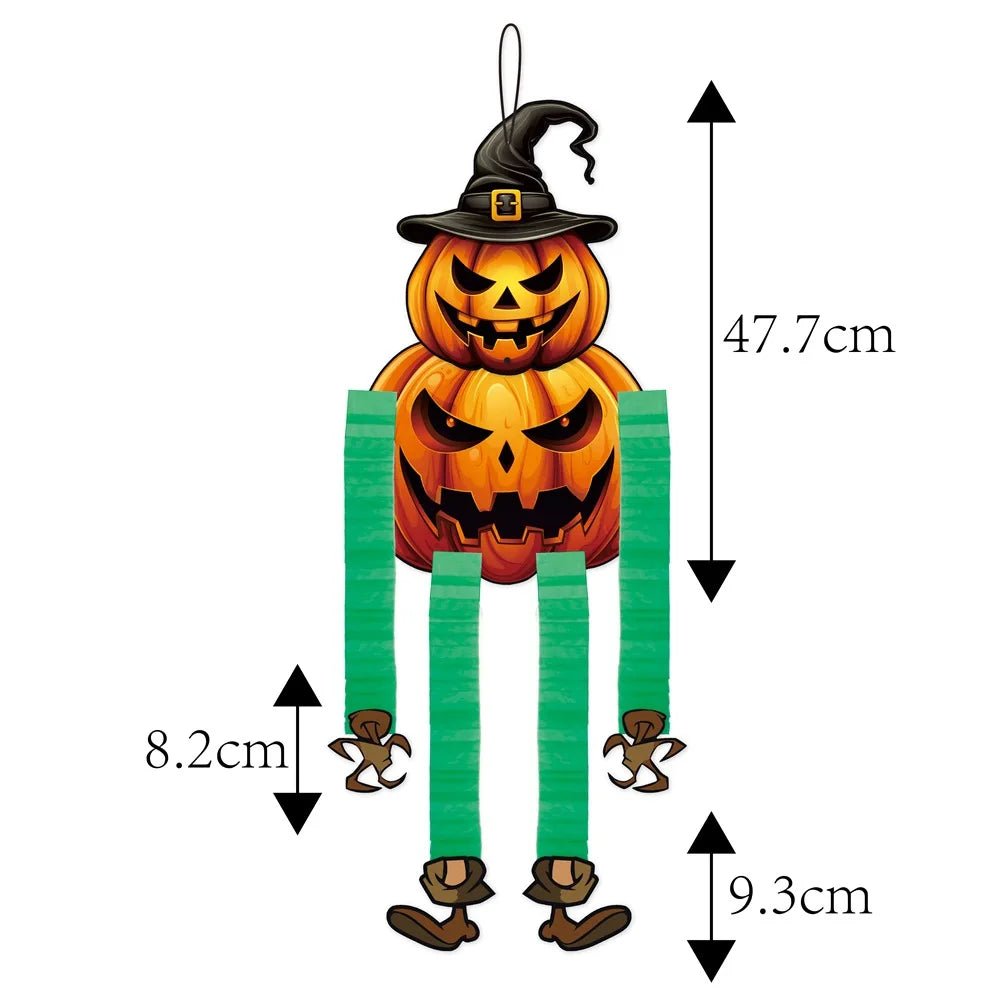 Decorações de Halloween para Pendurar: Abóboras, Bruxas, Gatos, Vampiros – Enfeites para Festas de Doçura ou Travessura, Decorações Internas e Externas para Jardim, Portas e Paredes - Kasa & Pet
