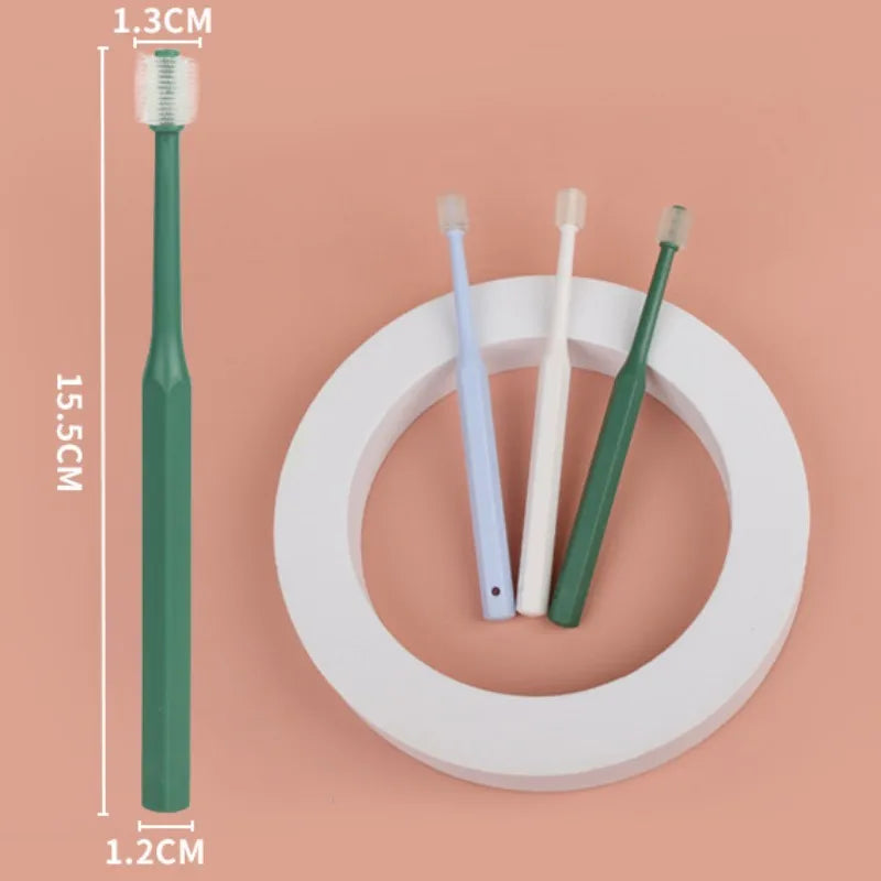 Pequena cabeça Pet Toothbrush, 360-degrees Dog Teeth Cleaning, Soft Hair Cat Tooth Brush, Pet Products