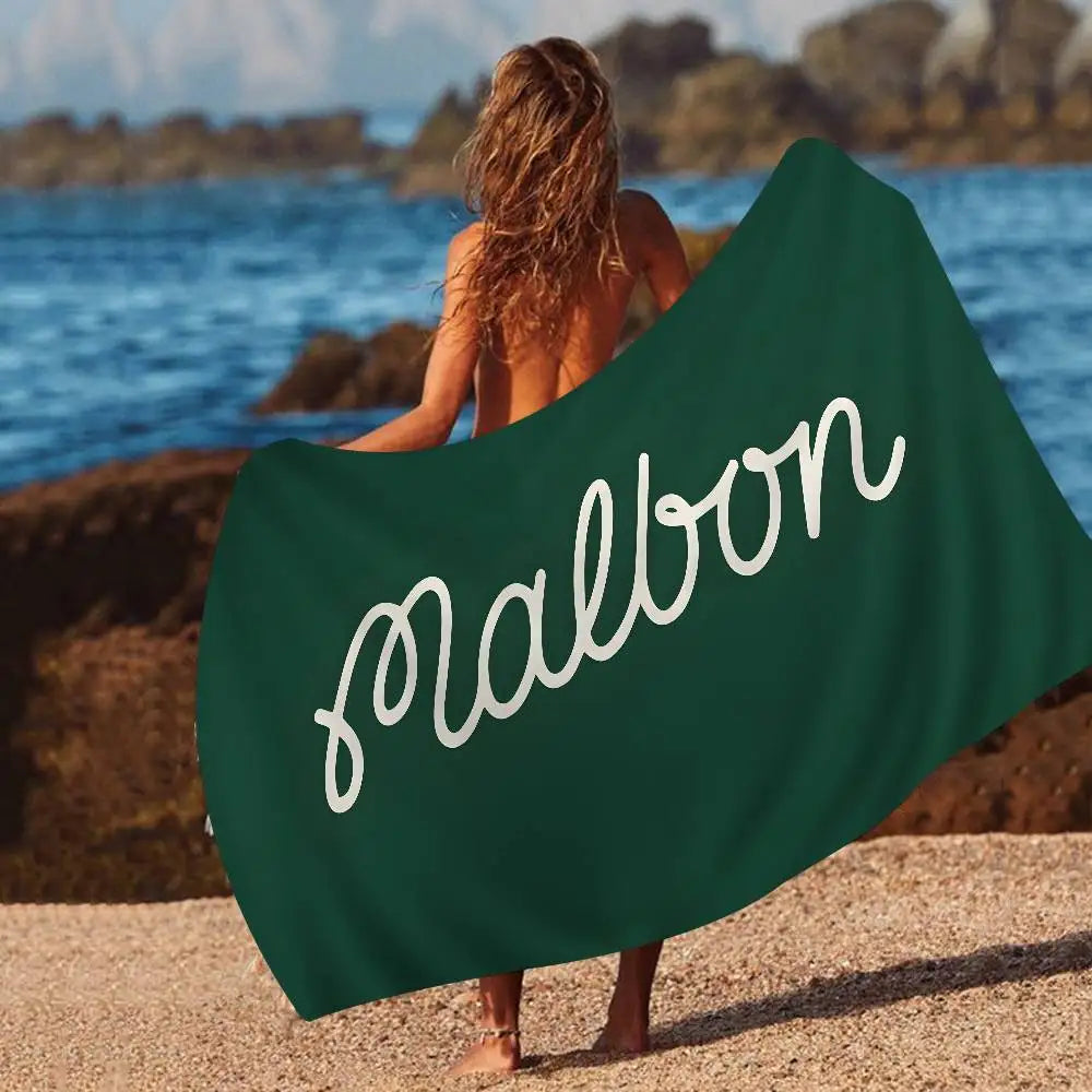 Toalha de banho de microfibra macia, absorvente de água, respirável, para meninas, crianças, decorativa, desenho animado, praia