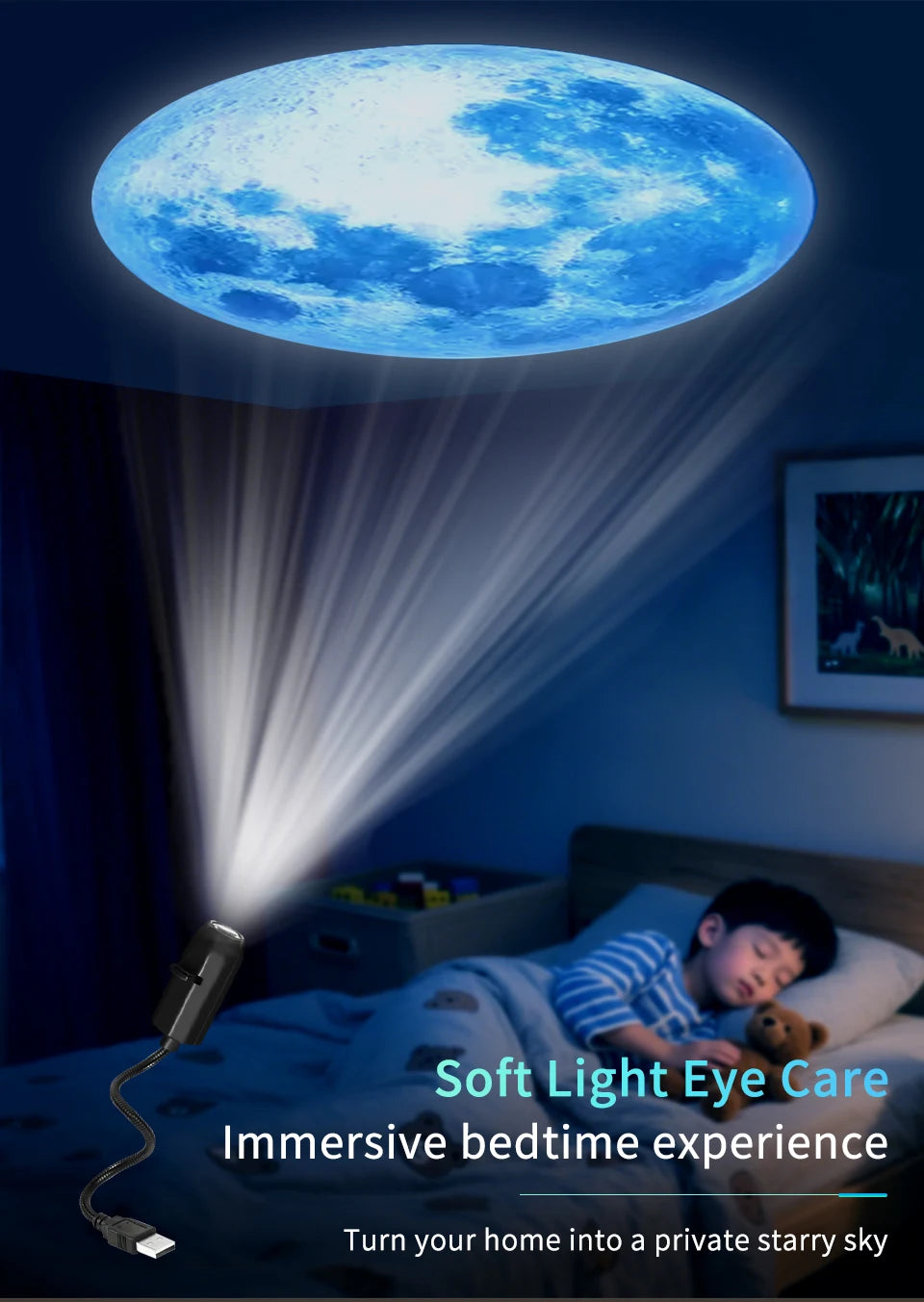 Natal dia das bruxas conduziu a lâmpada de projeção abóbora luz da noite projetor parede teto ornamentos do feriado usb lua atmosfera luz