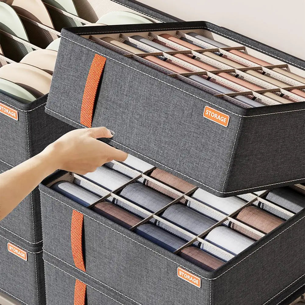 Organizadores de Roupa Íntima, Caixa de Armazenamento para Meias e Sutiãs, Organizador de Gavetas, Armazenamento de Roupas, Caixa de Armazenamento Classificada para o Lar