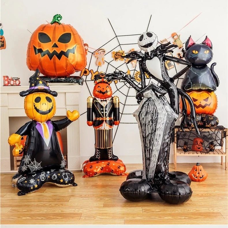 Decorações de Halloween, Balões de Esqueleto Gigantes, Decoração de Ambiente, Lojas e Bares, Ornamentos de Pátio, Decoração de Cenário, Decoração - Kasa & Pet