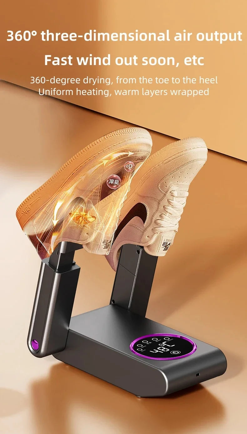 HOMEFISH Secador de sapatos elétrico estilo coreano 220V - Aquecedor de calçados para desodorização e esterilização de aparelhos para uso doméstico