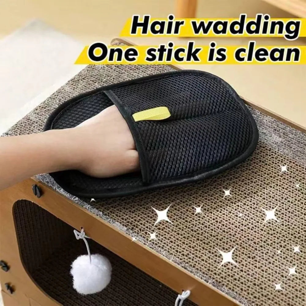 Luva Removedora de Pelos de Animais de Estimação, Luva de Escovação para Cães, Gatos e Coelhos com Pelos Longos/Curtos/Encaracolados