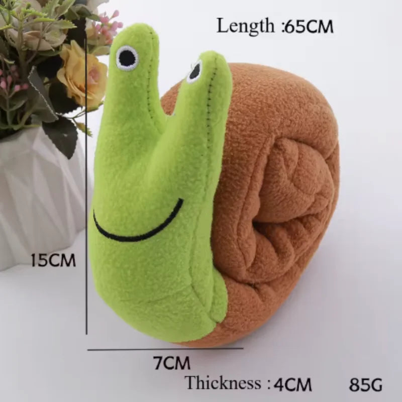 Brinquedos para animais de estimação em forma de caracol para cães e gatos, quebra-cabeças de treinamento para ocultar odores, tapetes divertidos para cheirar, jogo interativo para gatos e cães