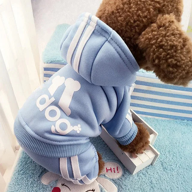 Roupa para animais de estimação roupas para cães pequenos cães médios roupa para cachorro com capuz moletom