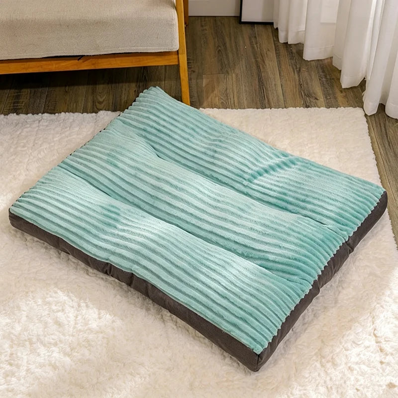Cama para Cães para Dormir, Tapete Universal para Animais de Estimação para Todas as Estações com Capa Removível e Lavável, Almofada para Gatos Resistente a Mordidas, Brinquedo Interativo para Brincar Sozinho