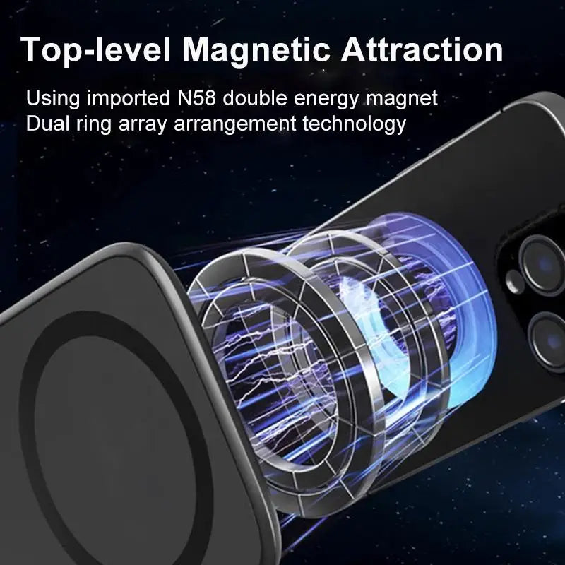 Dual Magnetic Phone Stand Holder Phone Holder Ultrathin Foldable Multi functional Car Phone Holder Adjustable Smartphone Stand