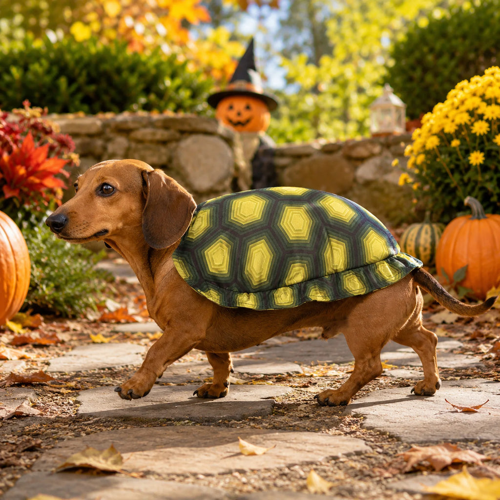 Fantasia de Tartaruga para Animais de Estimação de Halloween, para Pequenos Animais, Gatos e Cães, Roupa Ajustável para Festa de Animais de Estimação, Vestido para Festa de Feriado
