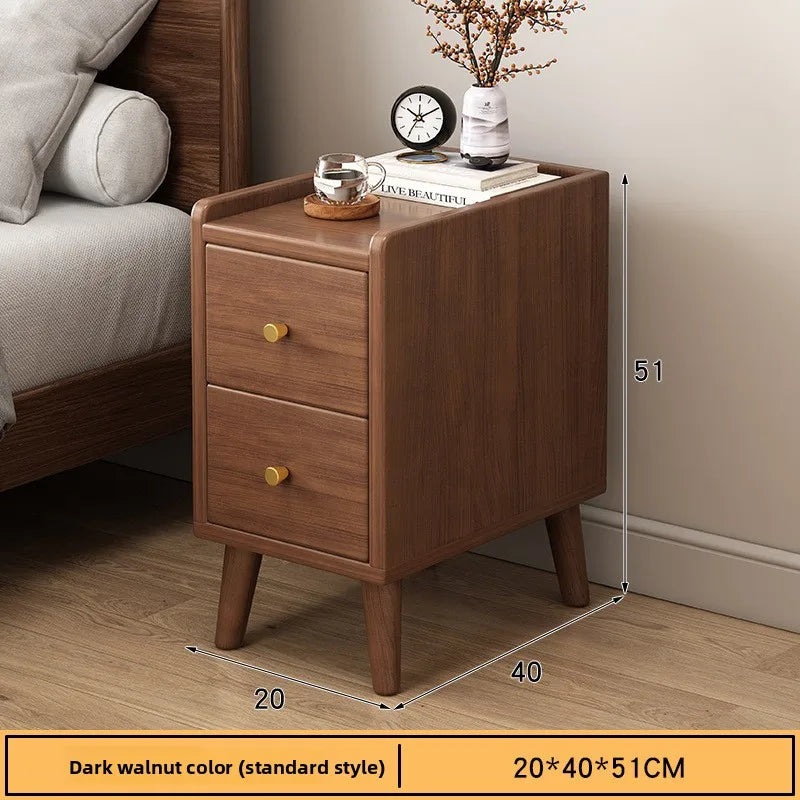 Mesa de Cabeceira Multifuncional para Casa, Armário Estreito de Armazenamento para Quarto Pequeno, Armário de Cabeceira