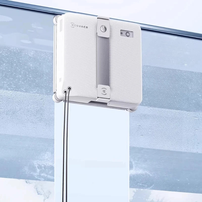 Robô Inteligente ECOVACS para Limpeza de Janelas WINBOT MINI2 Robô de Limpeza de Vidros 8000Pa Aspirador de Vidros 100-240V