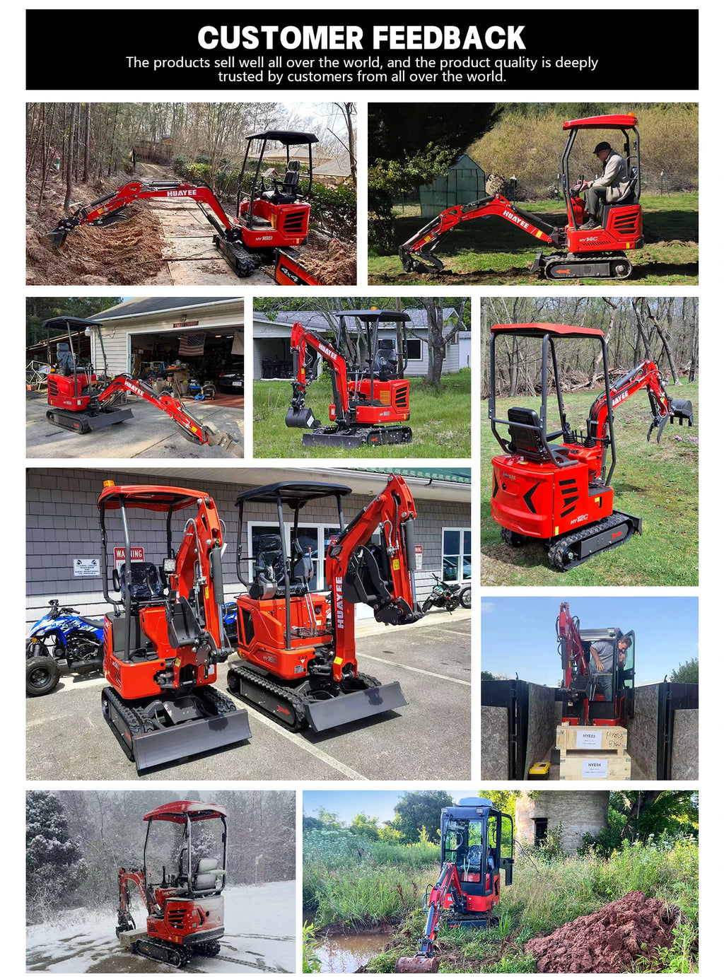 Mini Escavadeira de Nível Profissional — Equipada com Cabine Deluxe e Motor Diesel Kubota. Envio dos EUA. Personalizável. - Kasa & Pet