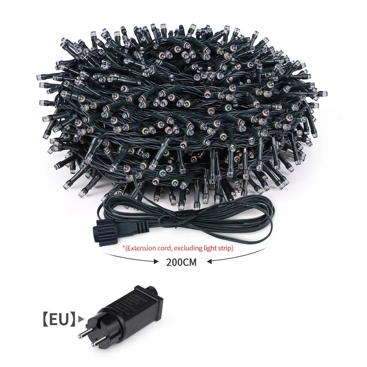 Led string guirlanda 10m-100m luzes de fadas luz de natal à prova dwaterproof água ao ar livre indoor para árvore rua festa de casamento 2024 decoração
