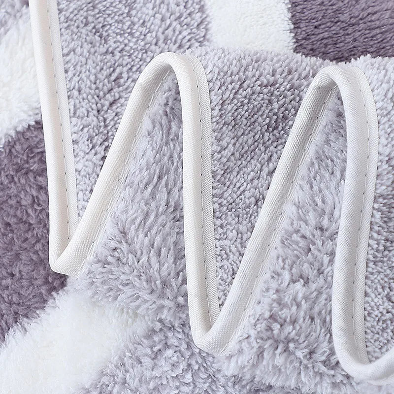 Toalha de banho grossa, forte absorção de água e secagem rápida, não solta pelos, durável, ultra macia - muito adequada para famílias e praias.